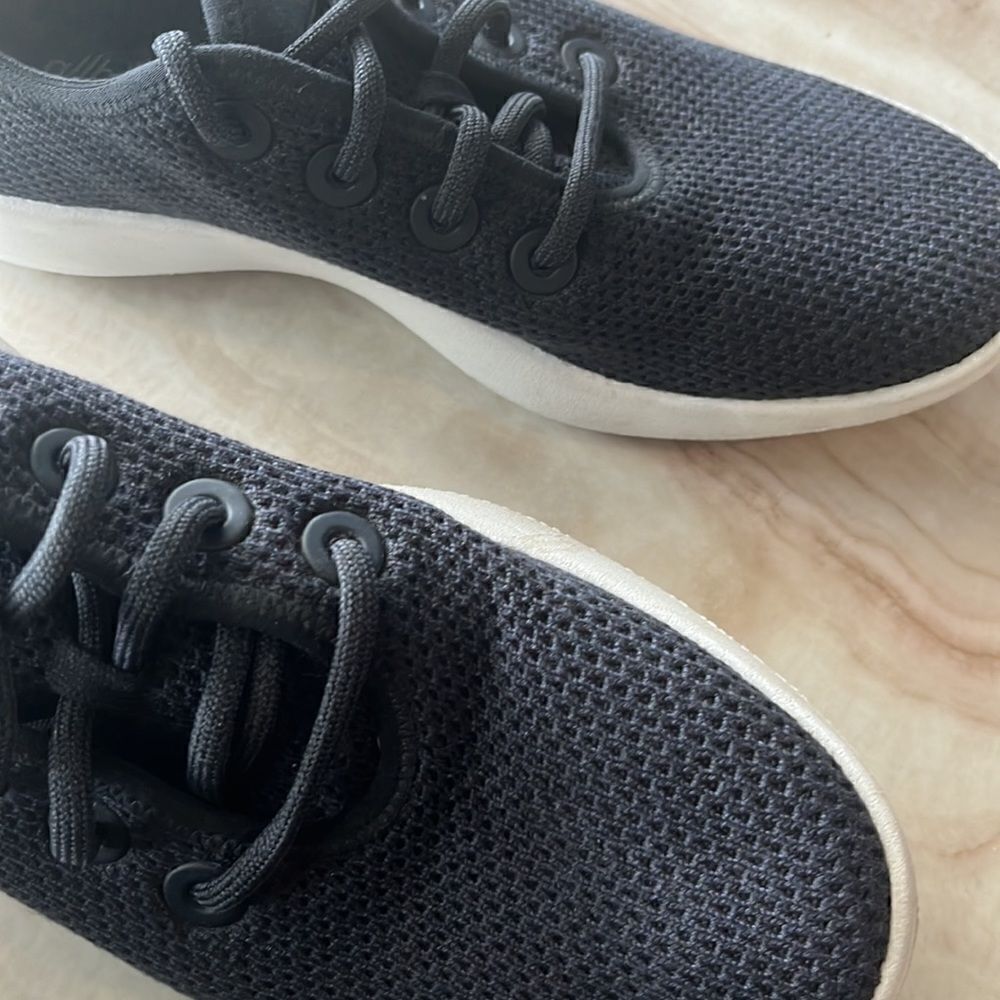 Allbirds Men Tree Runners TR M8 Black Sustainable Sneaker Shoes Size 8 - Picture 5 of 6